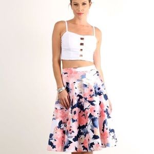 Super cute Ariel floral skirt